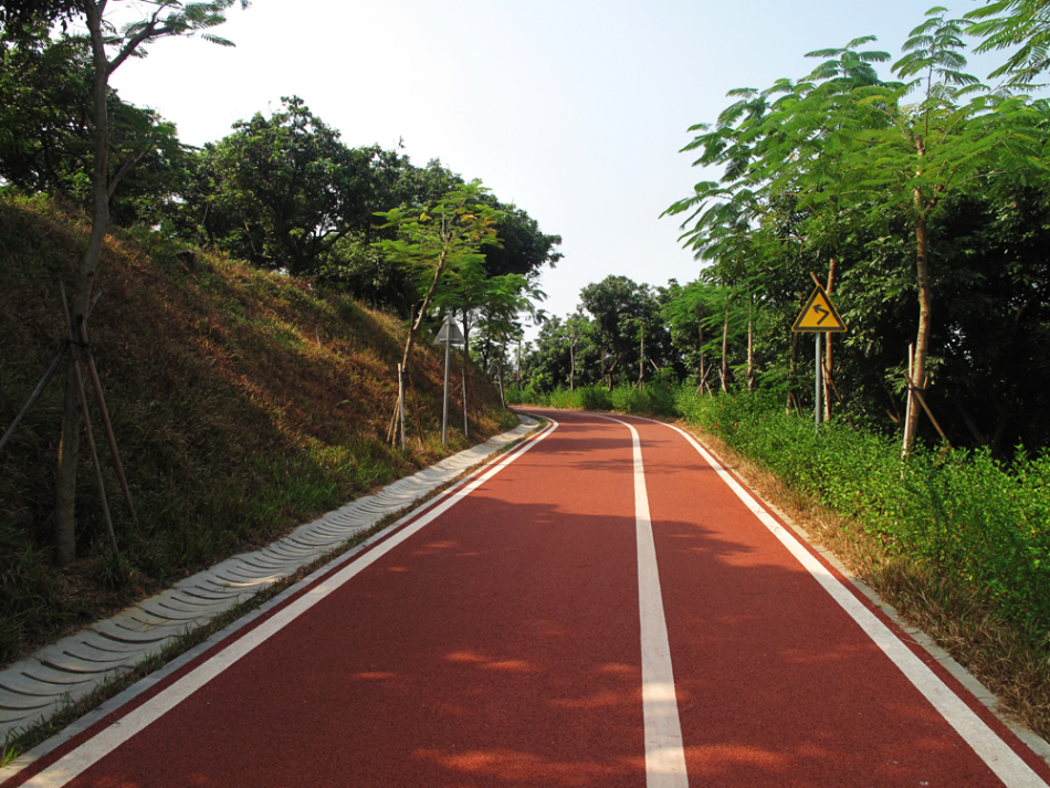 綠道材料，綠道施工，綠道路面，綠道